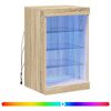 vidaXL Szafka z oświetleniem LED, dąb sonoma, 41x37x67 cm