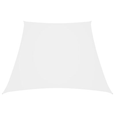vidaXL Trapezowy żagiel ogrodowy, tkanina Oxford, 3/4x3 m, biały
