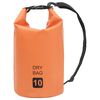 vidaXL Worek wodoszczelny, pomarańczowy, 10 L, PVC