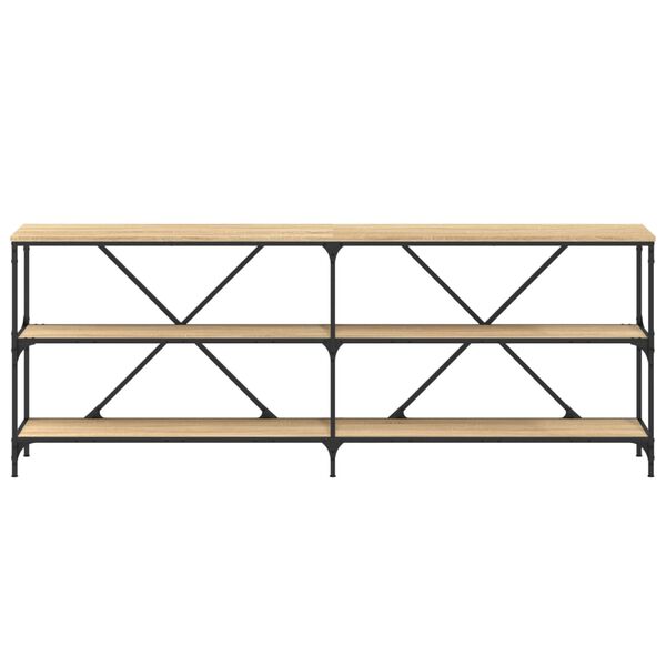 vidaXL Stolik konsolowy, dąb sonoma, 200x30x75 cm