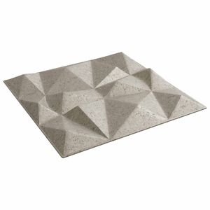 vidaXL Panele ścienne 12 szt. 50 x 50 cm Beton diamentowy Pianka XPS