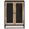 vidaXL Szafka z 2 drzwiczek, 55x35x75 cm, lite drewno mango i żelazo