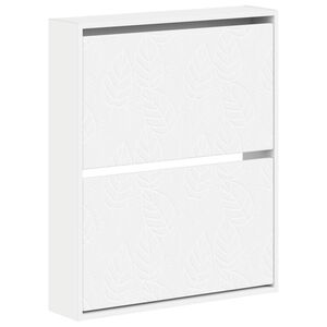 vidaXL Wisząca szafka na buty DELFT 71 x 17 x 86 cm Biały