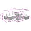 vidaXL Zestaw Sof na Ogr&oacute;d z przechowywaniem 9 pcs Beżowy Polirattan