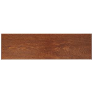 vidaXL Parapet okienny Brązowe drewno 140 x 45 x 4,5 cm PVC