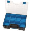 Draper Tools Organizer z 8 przegr&oacute;dkami, 41,5x33x11 cm, czarny