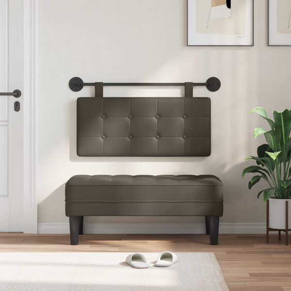 vidaXL Wisząca Głowa Montowane na ścianie Sk&oacute;ra ekologiczna