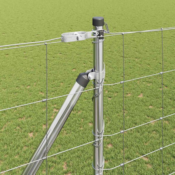 vidaXL Słupek ogrodzeniowy. Galwanizowany 25 x 1,6 m Stal