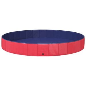 vidaXL Basen dla Dzieci czerwony &Oslash;300 x 38 cm