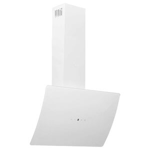 vidaXL Ścienny okap kuchenny, 60 cm, stal i hartowane szkło, biały