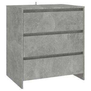 vidaXL Szafka, szarość betonu, 70x41x75 cm, materiał drewnopochodny
