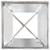 vidaXL Kołki gruntowe, 6 szt., srebrne, 12x12x89 cm, stal