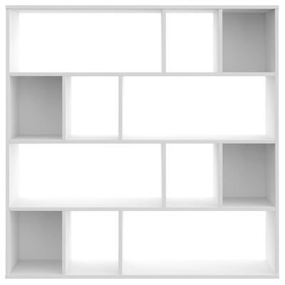vidaXL Przegroda/regał, biały, 110x24x110 cm, materiał drewnopochodny