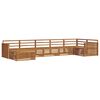 vidaXL Zestawy sof 7 pcs Naturalny Lite Drewno Akacji