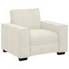 vidaXL Sofa Fotel Kremowy 100x78x84 cm Aksamit