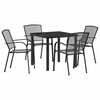 vidaXL Zestaw do jadalni w ogrodzie 5 pcs Antracyt