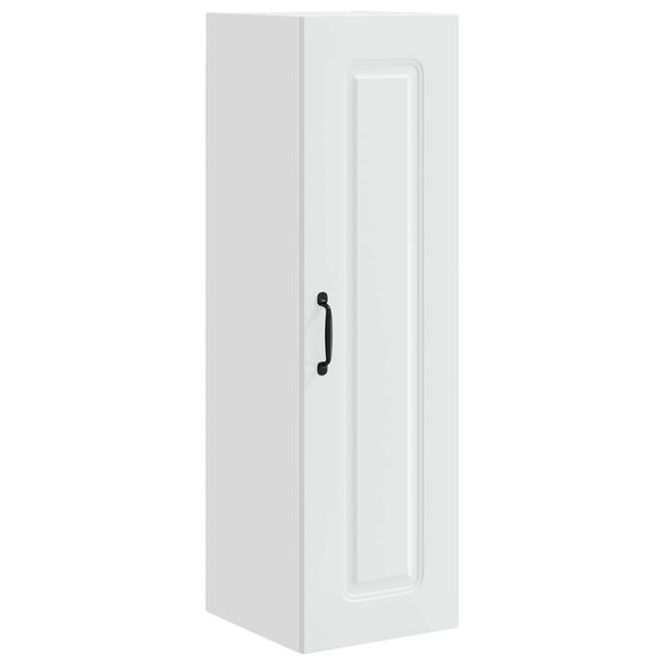 vidaXL Szafka kuchenna wisząca z półką Biały 30 x 31 x 100 cm