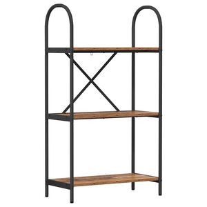 vidaXL P&oacute;łka na książki 3 poziomy 60 x 30 x 109 cm Drewno inżynieryjne