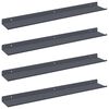 vidaXL P&oacute;łka wisząca 4 pcs Antracyt 60 x 8,5 x 2,5 cm Stal
