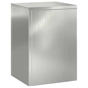 vidaXL Stojak na rośliny 3 szt. srebrny 24 x 24 x 75 cm