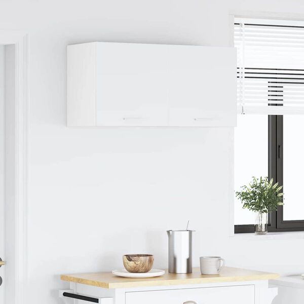 vidaXL Szafka wisząca z przechowywaniem 2 pcs Biały 40 x 31 x 40 cm