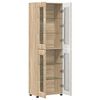 vidaXL Highboard z p&oacute;łką z drzwiami FLORIN Dąb Sonoma 60 x 35 x 182 cm