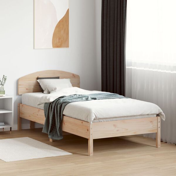 vidaXL Wezgłowie do łóżka, 90 cm, lite drewno sosnowe