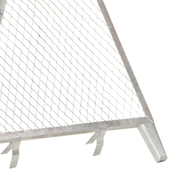 vidaXL Sito ogrodowe ze stali galwanizowanej