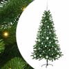 vidaXL Choinka z 150 diodami LED z podstawą Zielony 150 cm PE