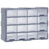 vidaXL Organizer z 16 średnimi szufladkami, 52x16x37 cm