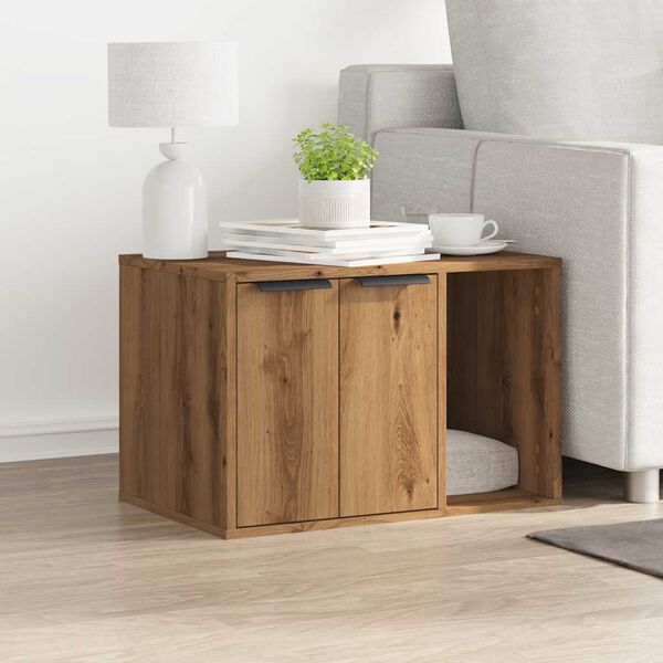 vidaXL Szafka na kuwetę, dąb artisian, 60x40x40 cm