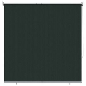 vidaXL Roleta zewnętrzna 90% blokada UV Ciemnozielony 160 x 140 cm