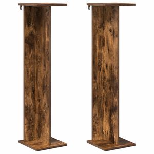 vidaXL Stojak na rośliny Dąb Wędzony 25 x 25,5 x 100,5 cm