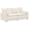 vidaXL Sofa modułowa z poduszkami, kremowa