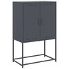vidaXL Szafka, antracytowa, 68,5x38,5x107 cm, stal