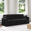 vidaXL Sofa Czarny 228 x 78 x 80 cm Aksamit
