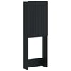 vidaXL Szafka toaletowa ZWOLLE Czarny 66 x 25,5 x 190 cm