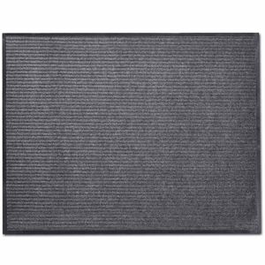 vidaXL Wycieraczka, szara, 90x120 cm, PVC