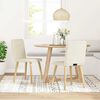 vidaXL Krzesła stołowe, 2 szt., lniane