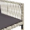 vidaXL 11-cz. zestaw mebli do ogrodu z poduszkami jasnoszary rattan PE