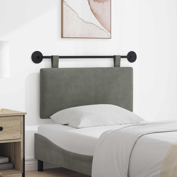 vidaXL Wisząca Głowa Montowane na ścianie Gładki Tkanina sztruksowa