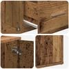 vidaXL Szafka narożna, postarzane drewno, 200x40x45 cm