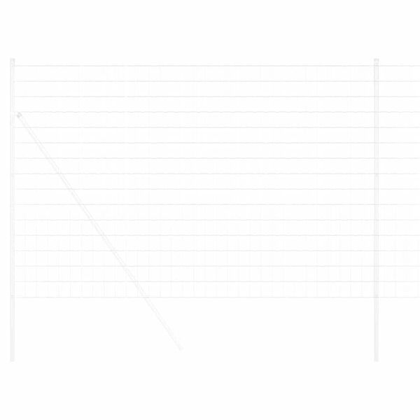 vidaXL Ogrodzenie Euro Srebrny 1.5 x 10 m