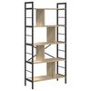 vidaXL P&oacute;łka na książki 9 poziomy 75 x 30 x 156 cm Drewno inżynieryjne