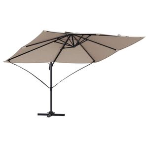 vidaXL Parasol plażowy 351 x 250 x 260 cm Poliester i aluminium