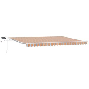 vidaXL Markiza wysuwana Wielokolorowe 500 x 300 x 165 cm