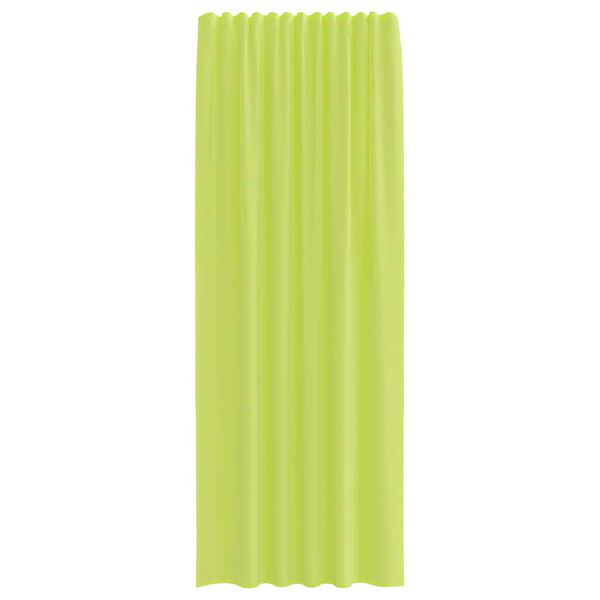 vidaXL Zasłony woalowe z kieszeniami na drążek 2 szt. Jabłko zielone