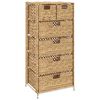 vidaXL Szafka z hiacyntu wodnego z 6 koszami 47 x 37 x 100 cm