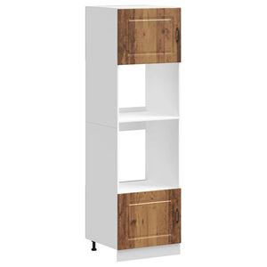 vidaXL Szafki do piekarnika, 2 szt., Kalmar, stare drewno