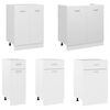 vidaXL Szafka kuchenna, "Lyon", biała, 60x46x81,5 cm